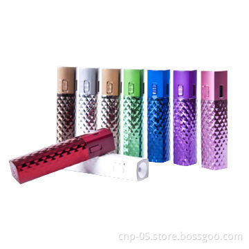 Portable Charger with 2,800mAh Capacity, Beautiful Lipsticks Appearance